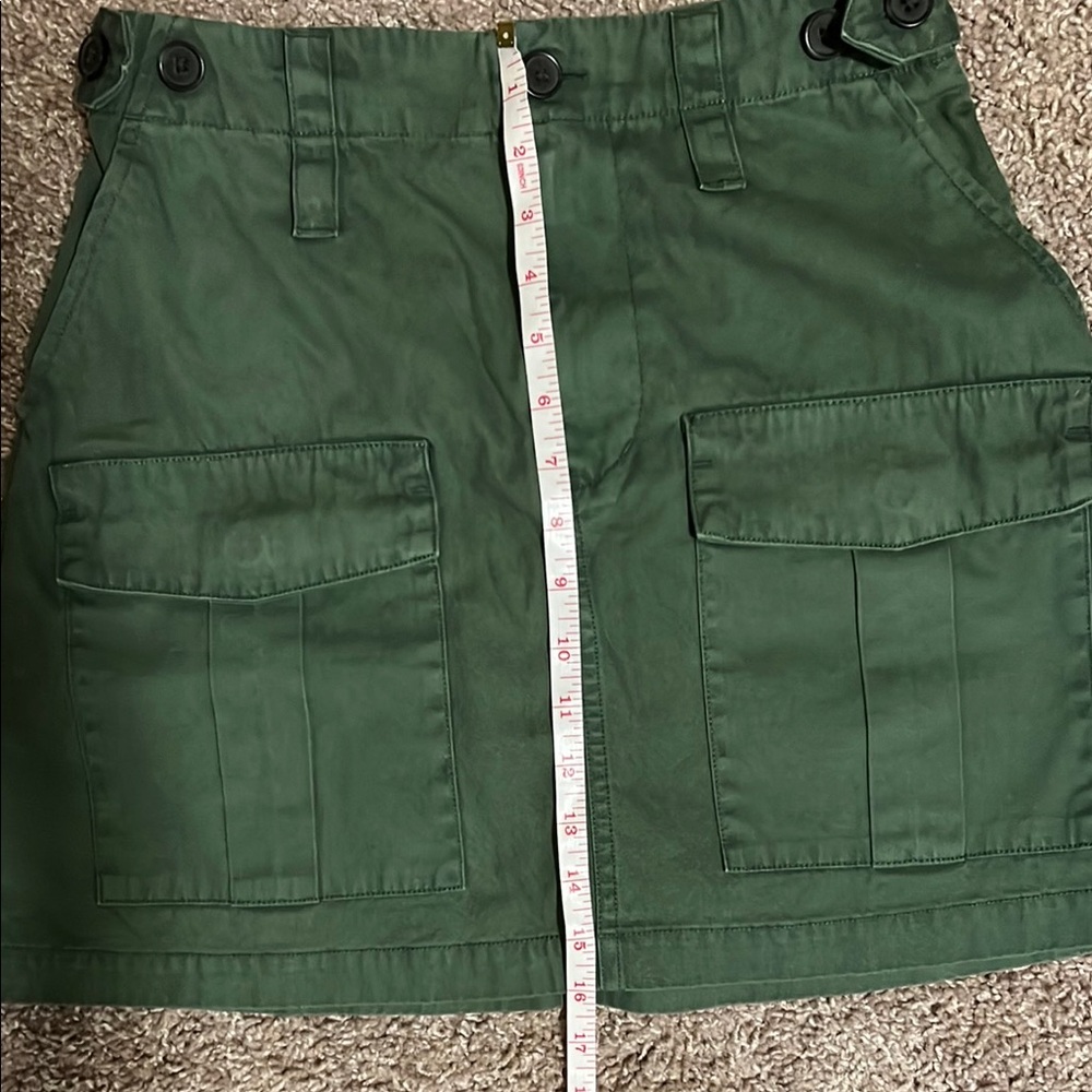 Universal Thread Green Cargo Skirt Adjustable Waist - Picture 7 of 10